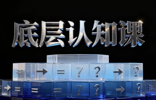 底层认知课,鹤老师说认知-免费杂货铺