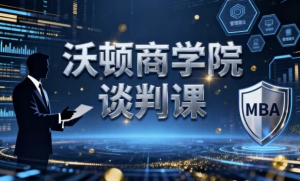 沃顿商学院谈判课