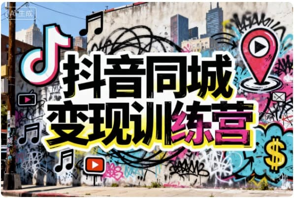 【学推广】抖音同城变现训练营-免费杂货铺