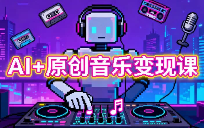 AI+原创音乐变现课,从创作到收益的完整指南-免费杂货铺