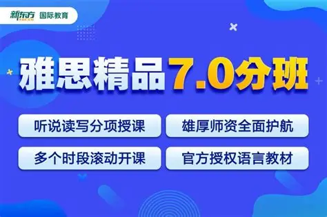 新东方雅思全能 7 分旗舰外教 VIP 全程班｜雅思冲刺必备课-免费杂货铺