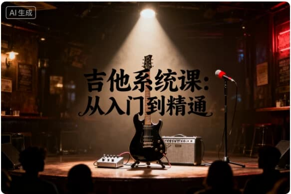 吉他系统课 从入门到精通-免费杂货铺