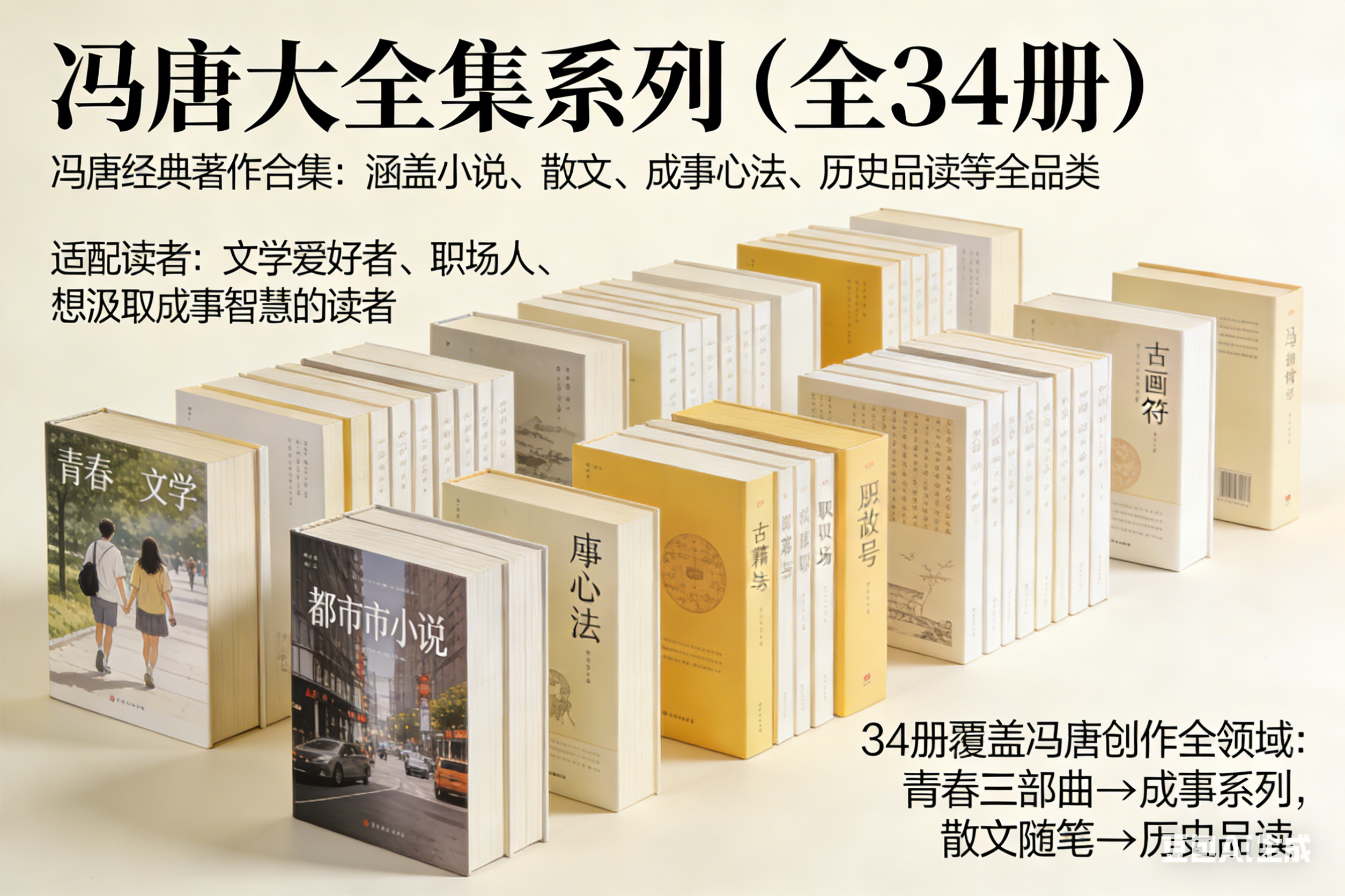 冯唐大全集系列（全34册涵盖小说、散文、成事心法、历史品读）