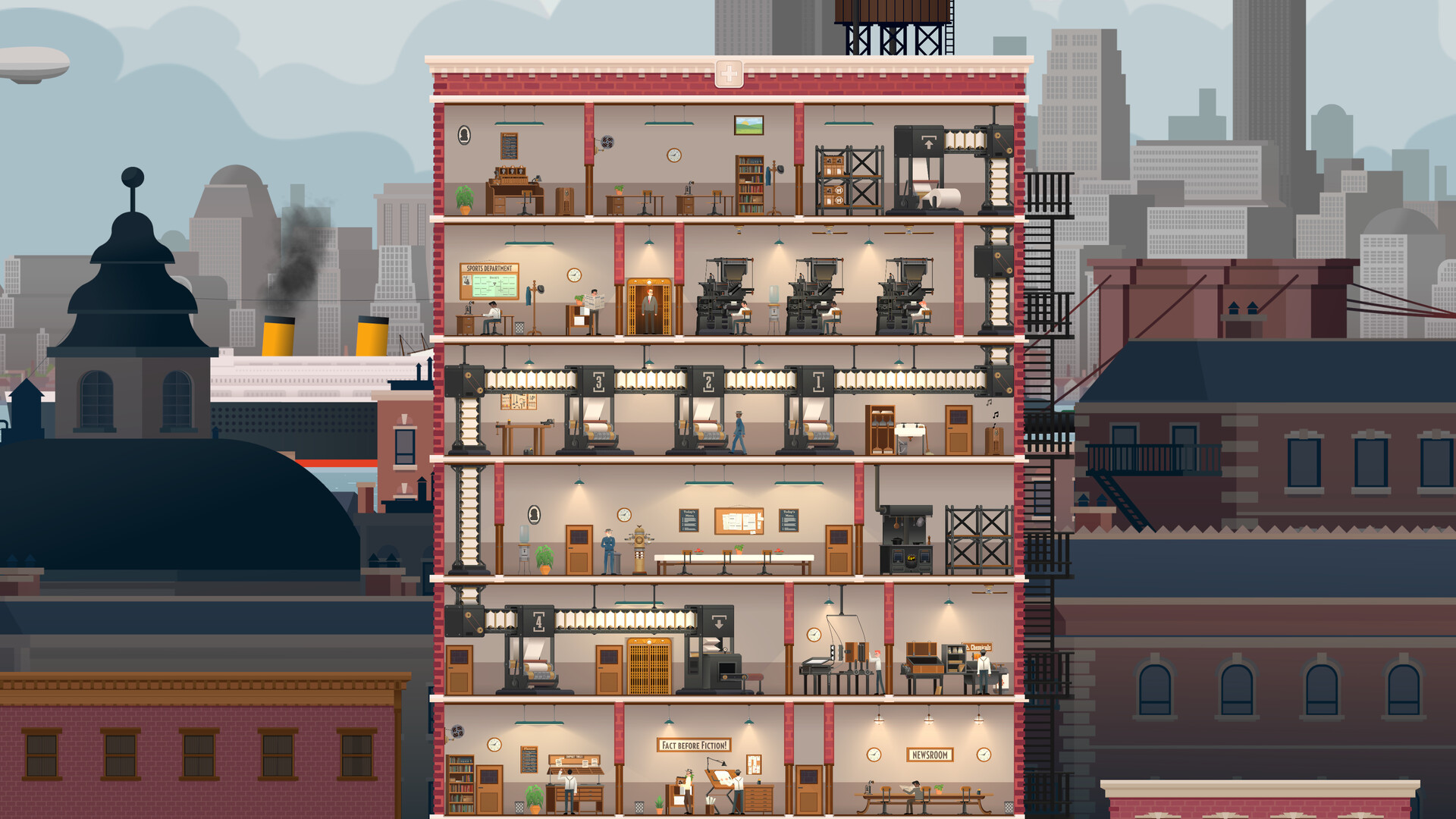 图片[2]-新闻大厦/ News Tower   v1.0.510r  免安装中文版-梨子乐游戏