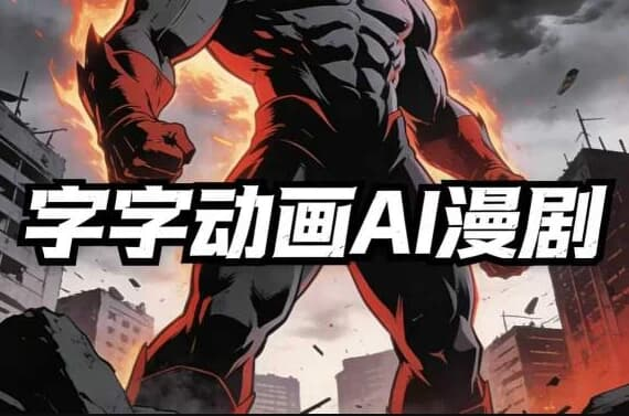 字字动画AI漫剧2026年第1期系统课程-是免费•TOP